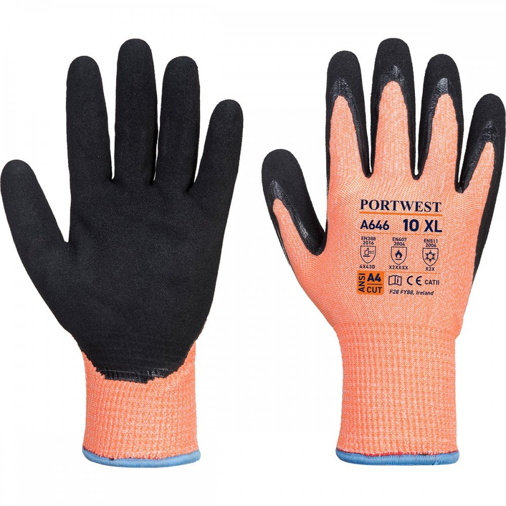 A646 Vis-Tex Winter HR Cut Glove Nitrile