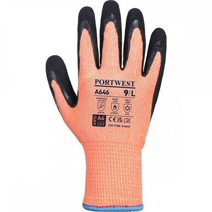 A646 Vis-Tex Winter HR Cut Glove Nitrile