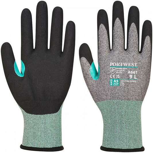 A661 CT200 VHR18 Nitrile Foam Cut Glove