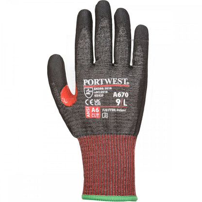 A670 CT200 AHR13 PU Cut Glove