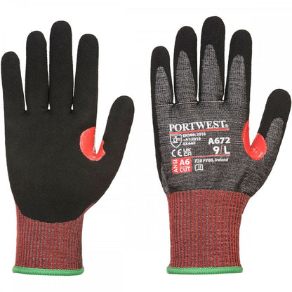 A672 CT200 AHR13 Nitrile Cut Glove