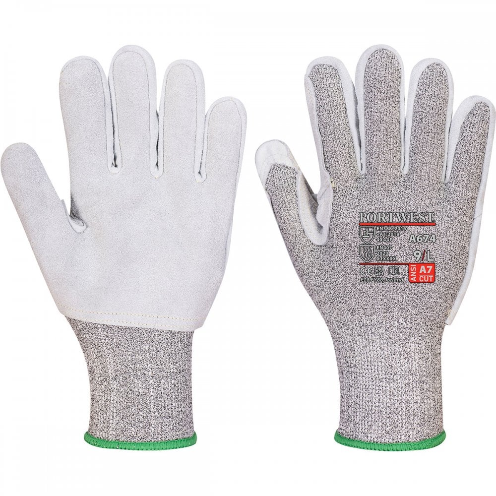 A674 CT200 AHR13 Leather Cut Glove