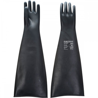 A803 Heavyweight Latex Rubber Gauntlet 600mm