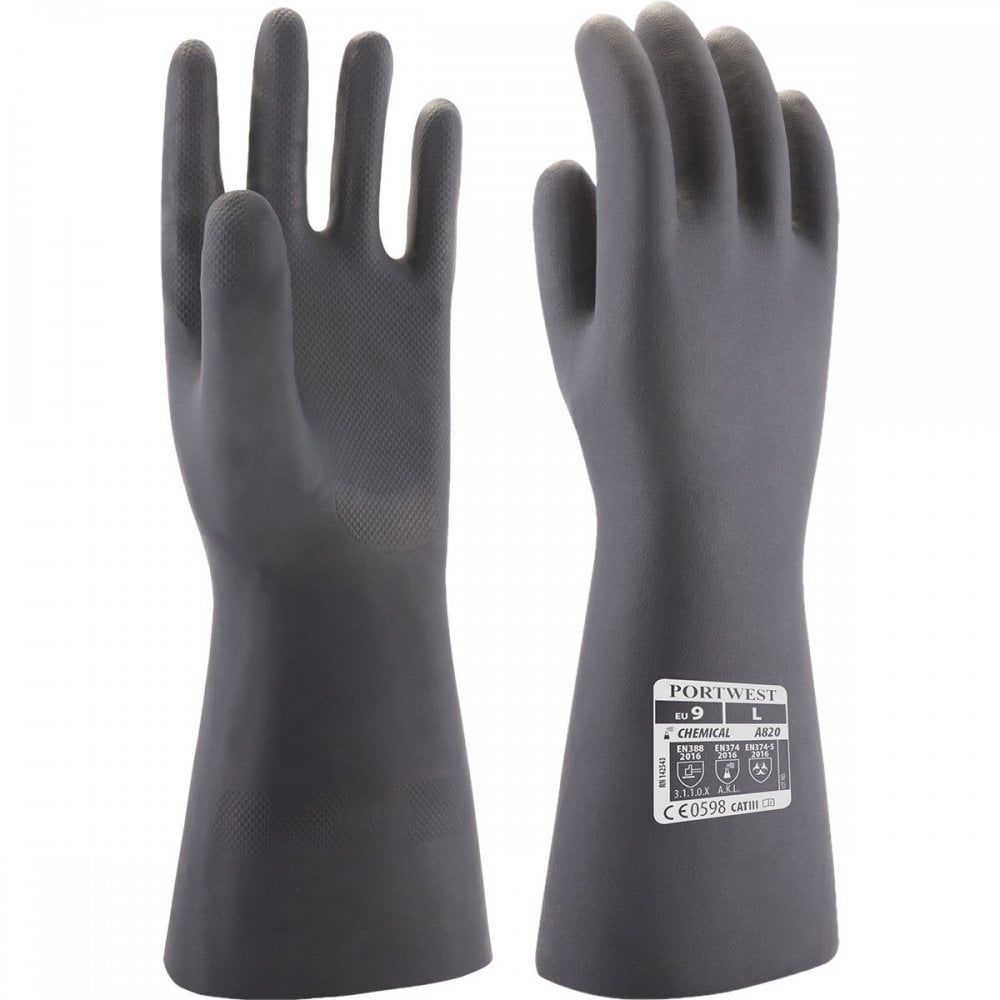 A820 Neoprene Chemical Gauntlet