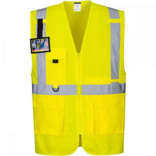 C357 Hi-vis Executive Vest With Tablet Pocket