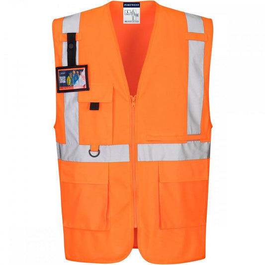 C357 Hi-vis Executive Vest With Tablet Pocket