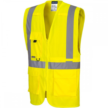 C357 Hi-vis Executive Vest With Tablet Pocket