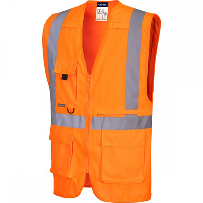 C357 Hi-vis Executive Vest With Tablet Pocket