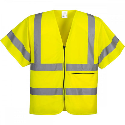 C372 Half Sleeve Zip Vest