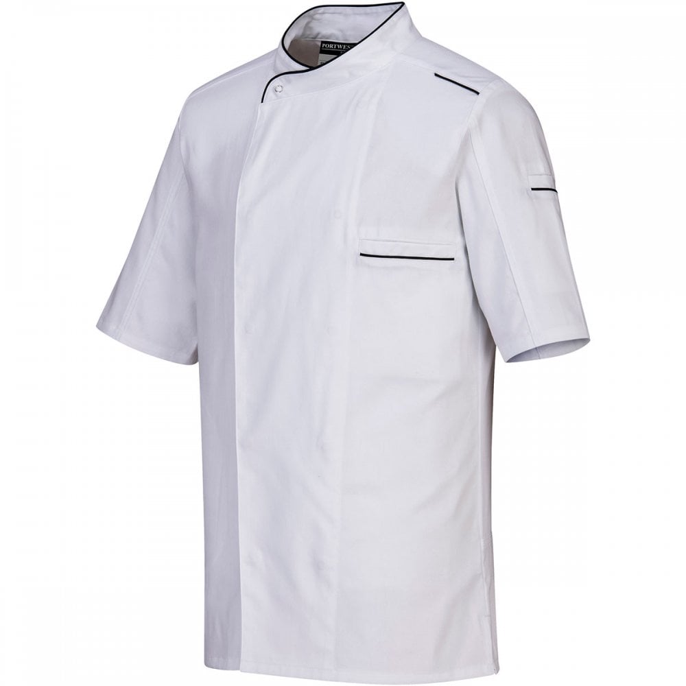 C735 Surrey Chefs Jacket Sort Sleeve