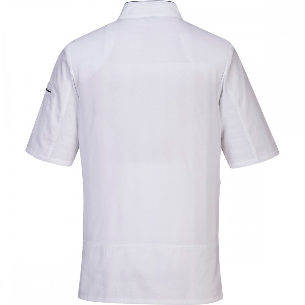 C735 Surrey Chefs Jacket Sort Sleeve