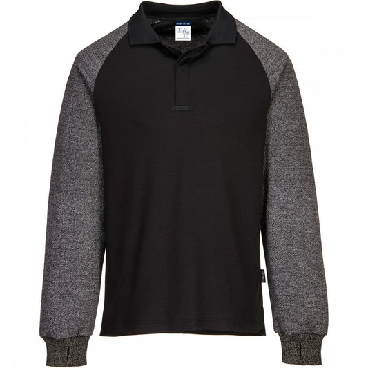 CR15 Polo Shirt with Cut Resistant Long Sleeves