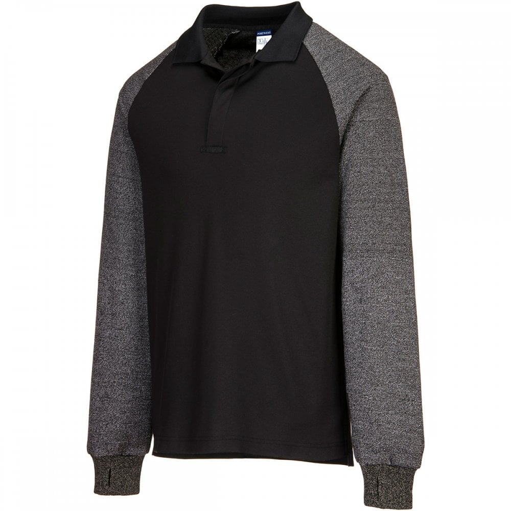 CR15 Polo Shirt with Cut Resistant Long Sleeves