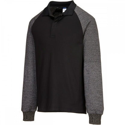 CR15 Polo Shirt with Cut Resistant Long Sleeves