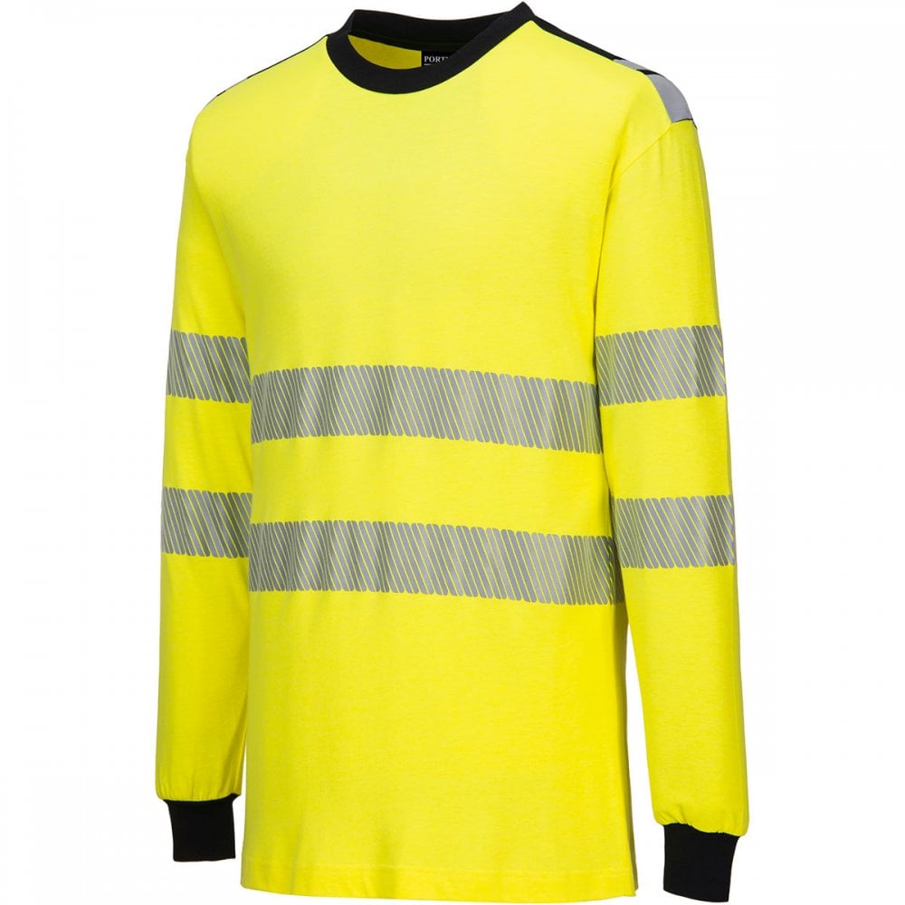 FR701 WX3 Flame Resistant Hi-Vis Long Sleeve T-Shirt