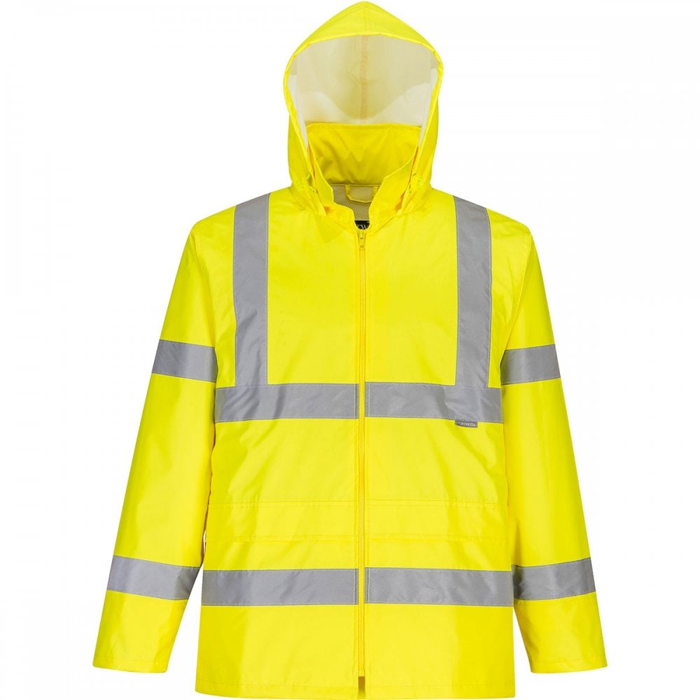 H448 Hi -Vis Packaway Rainsuit