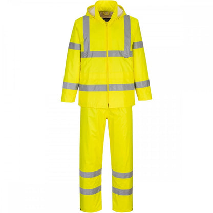 H448 Hi -Vis Packaway Rainsuit