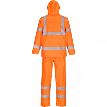 H448 Hi -Vis Packaway Rainsuit