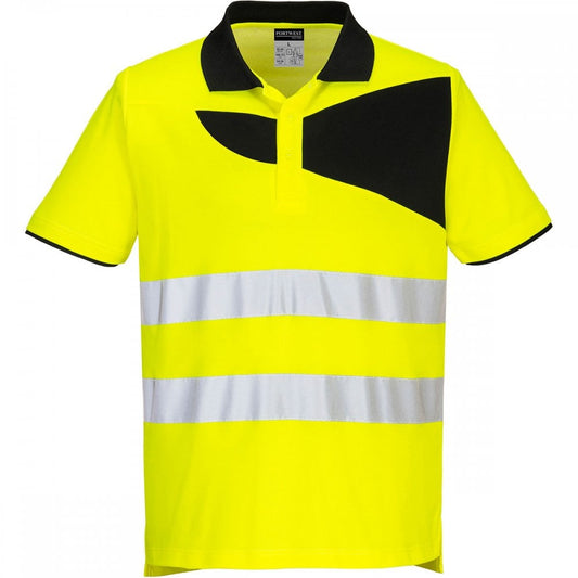 PW212 PW2 Hi-Vis Polo Shirt Short Sleeve