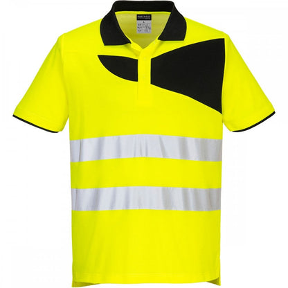 PW212 PW2 Hi-Vis Polo Shirt Short Sleeve
