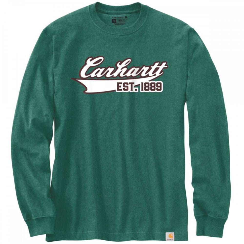 105612 Script Graphic T-Shirt Long Sleeve