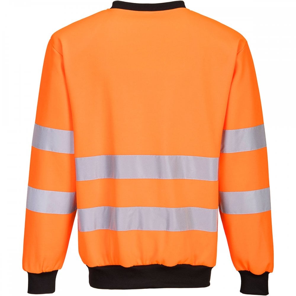 PW277 PW2 Hi-Vis Crew Neck Sweatshirt