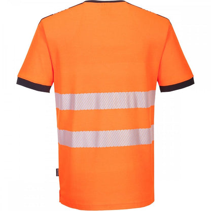 PW310 PW3 Hi-Vis V-Neck T-Shirt