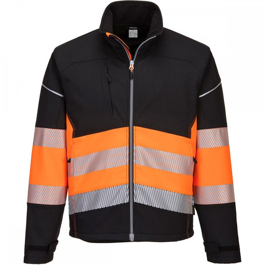 PW375 PW3 Hi-Vis Class 1 Softshell Jacket