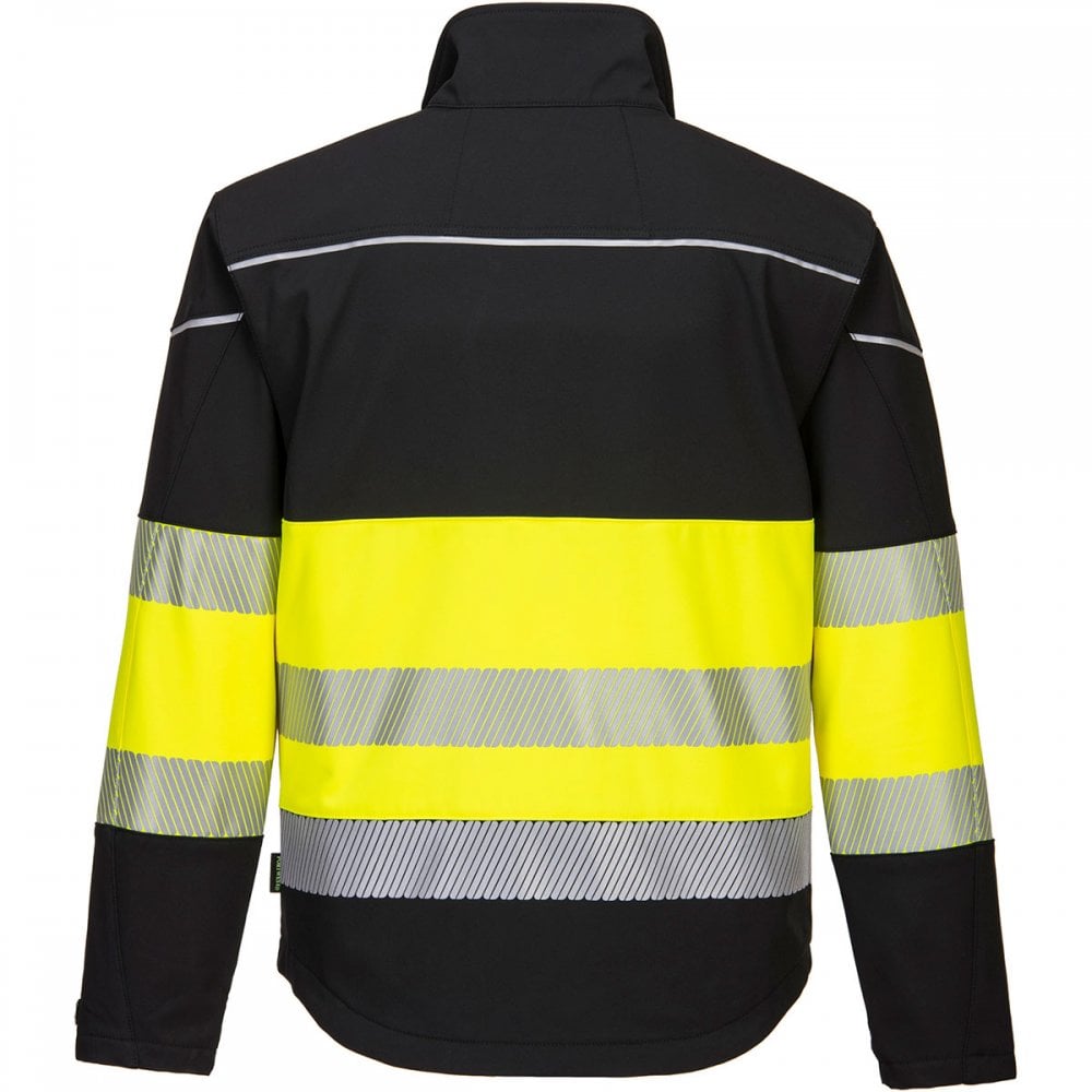 PW375 PW3 Hi-Vis Class 1 Softshell Jacket