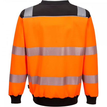 PW379 PW3 Hi-Vis Crew Neck Sweatshirt