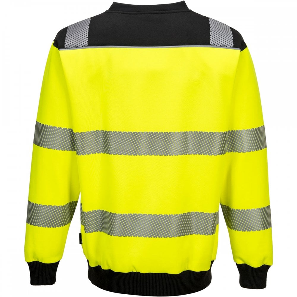 PW379 PW3 Hi-Vis Crew Neck Sweatshirt