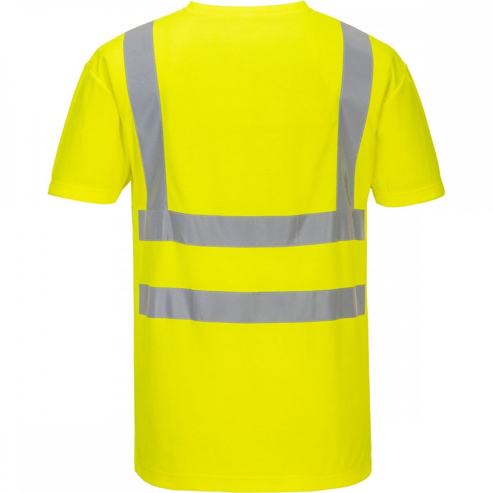 S179 V-Neck Mesh Inserts T-Shirt