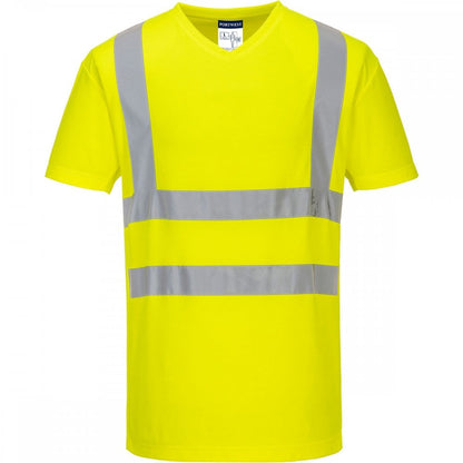 S179 V-Neck Mesh Inserts T-Shirt