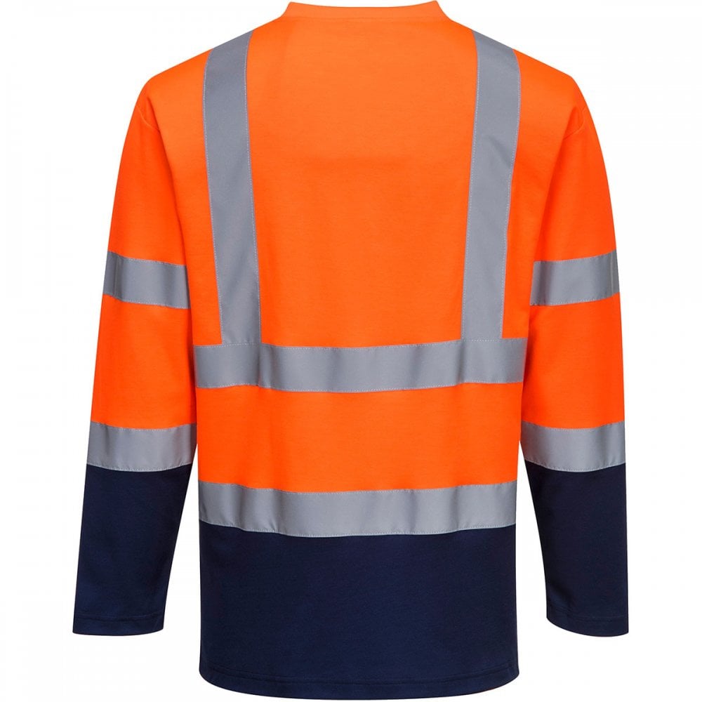 S280 Two-Tone Long Sleeved Cotton Comfort T-Shirt