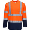 S280 Two-Tone Long Sleeved Cotton Comfort T-Shirt