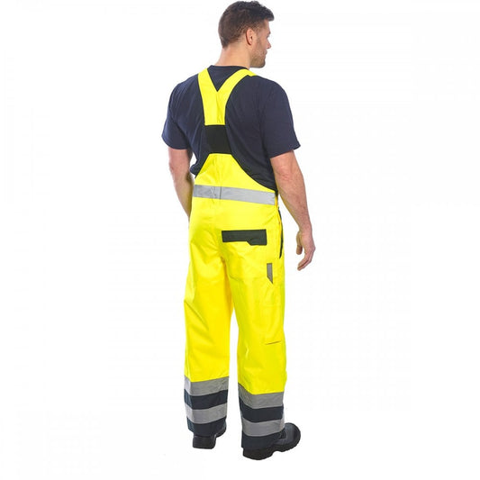 S489 Contrast Bib & Brace - Lined