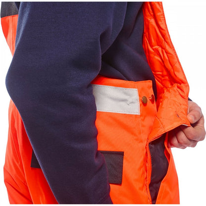 S489 Contrast Bib & Brace - Lined