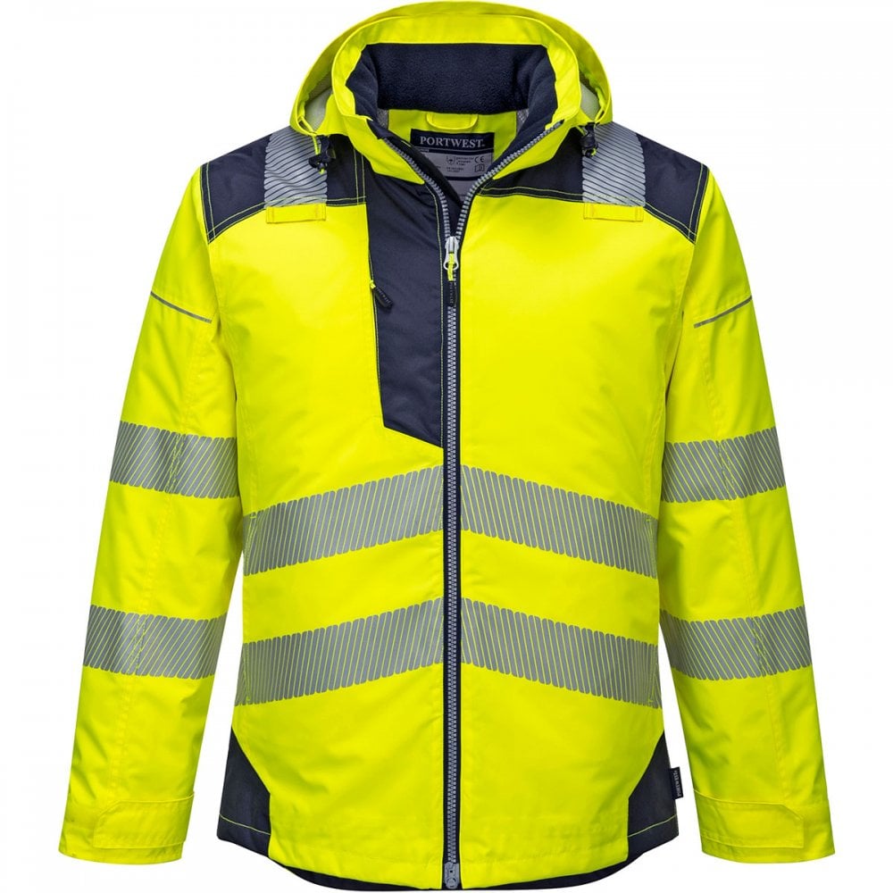 T400 PW3 Hi-Vis Winter Jacket Yellow/Grey S *One Size Only - Outlet Store*