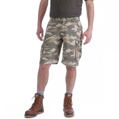 100279 Rugged Cargo Summer Camo Shorts - Snug fitted style