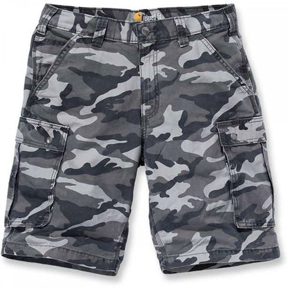 100279 Rugged Cargo Summer Camo Shorts - Snug fitted style