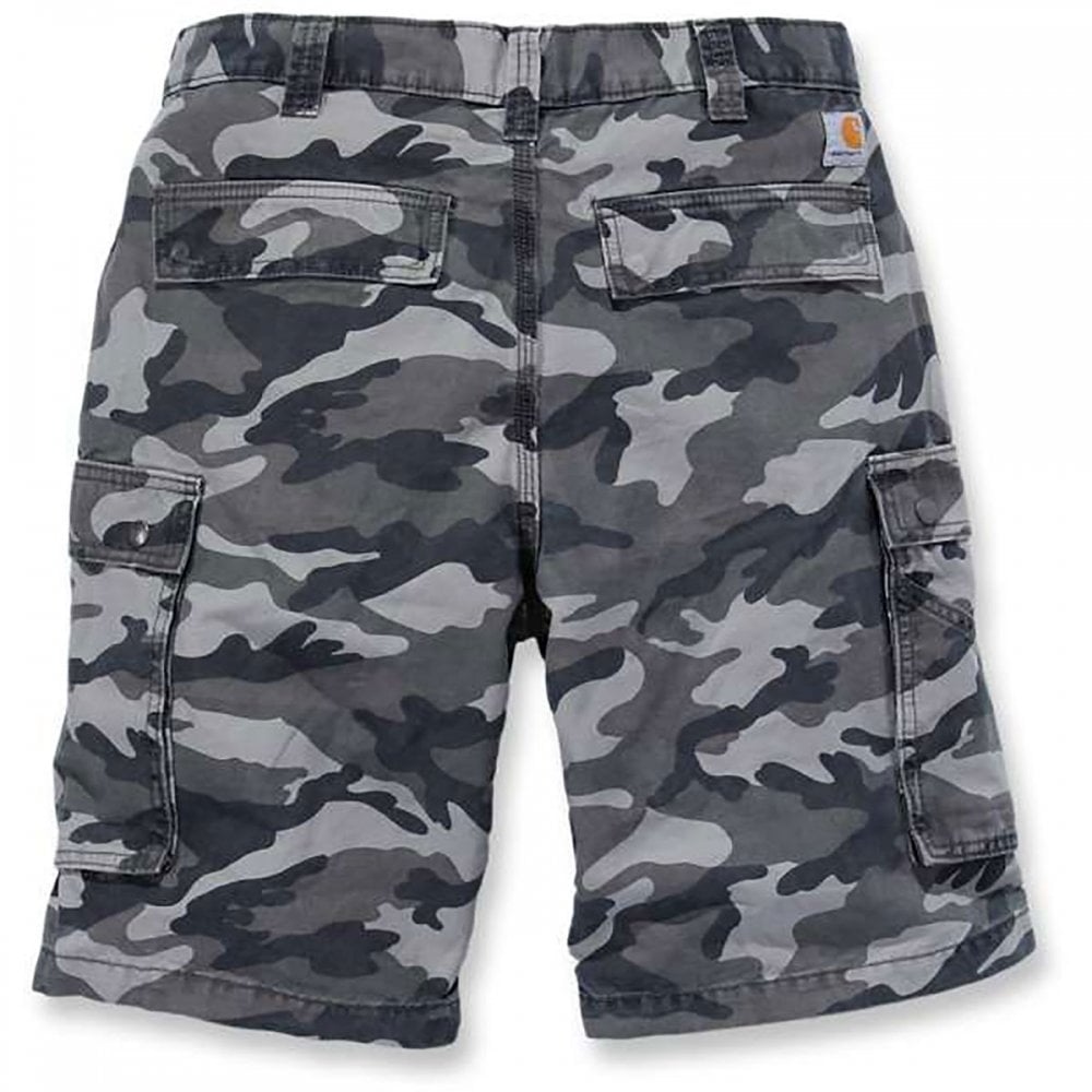 100279 Rugged Cargo Summer Camo Shorts - Snug fitted style
