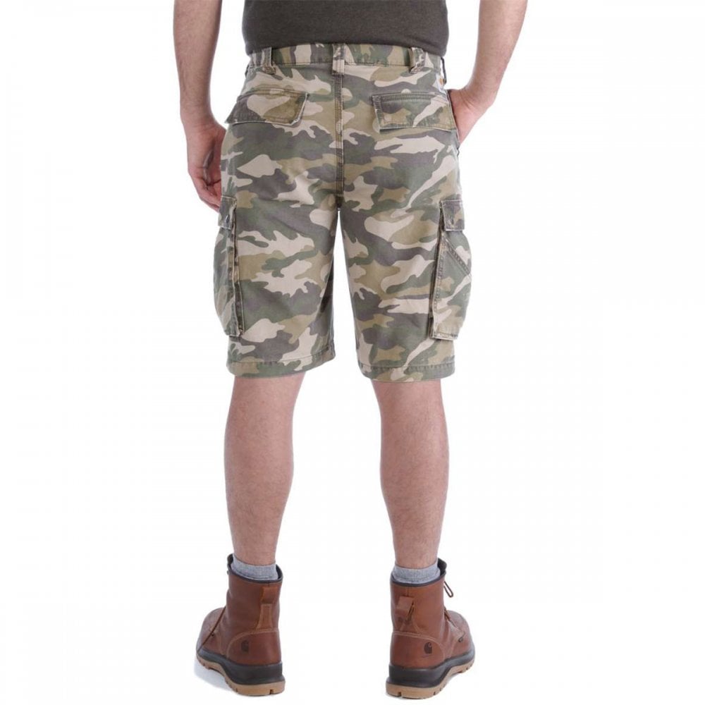 100279 Rugged Cargo Summer Camo Shorts - Snug fitted style
