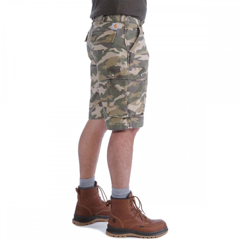 100279 Rugged Cargo Summer Camo Shorts - Snug fitted style