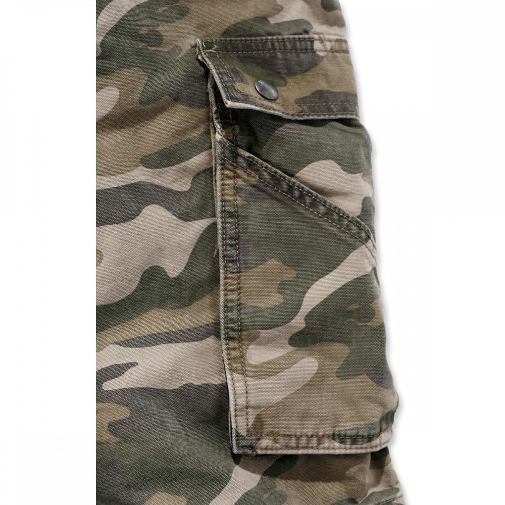 100279 Rugged Cargo Summer Camo Shorts - Snug fitted style