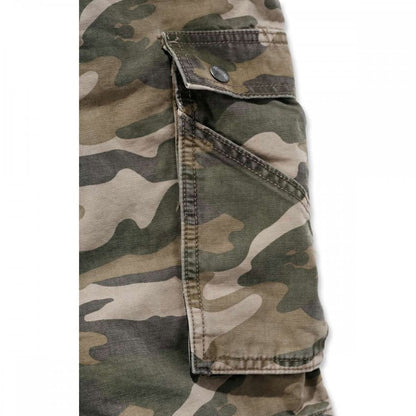 100279 Rugged Cargo Summer Camo Shorts - Snug fitted style