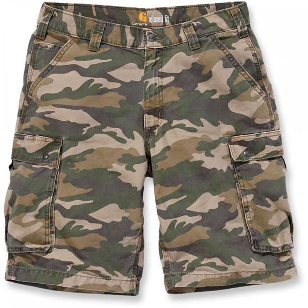 100279 Rugged Cargo Summer Camo Shorts - Snug fitted style