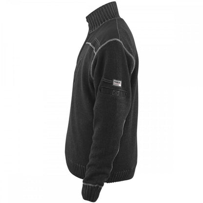 50354 Naxos Frontline Knitted Jumper With Half Zip