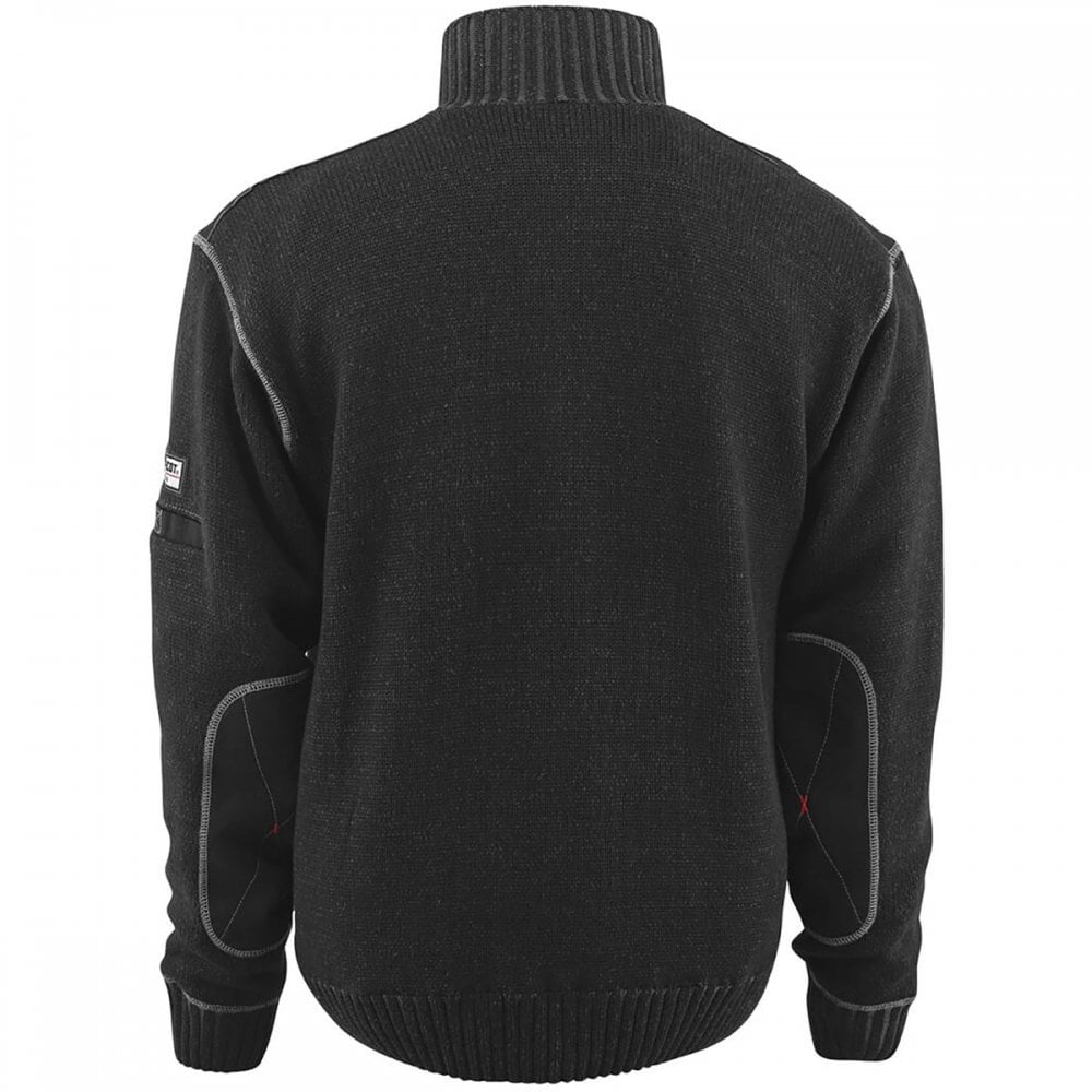 50354 Naxos Frontline Knitted Jumper With Half Zip