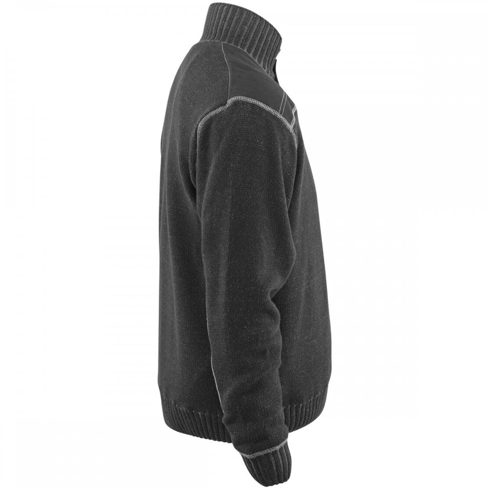 50354 Naxos Frontline Knitted Jumper With Half Zip