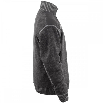50354 Naxos Frontline Knitted Jumper With Half Zip